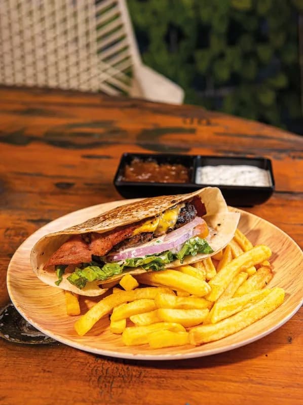 Burger Pan Árabe